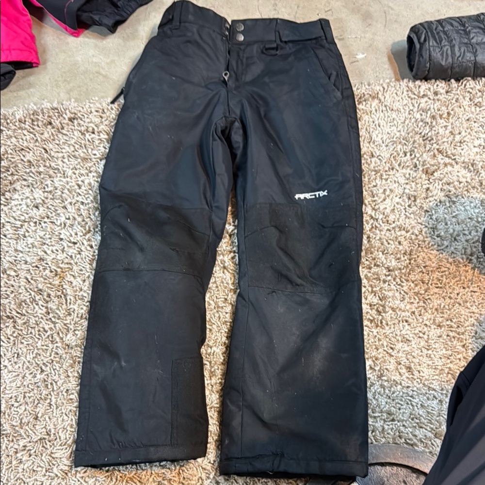 Arctix Black Insulated Snow Pants for Winter Sports